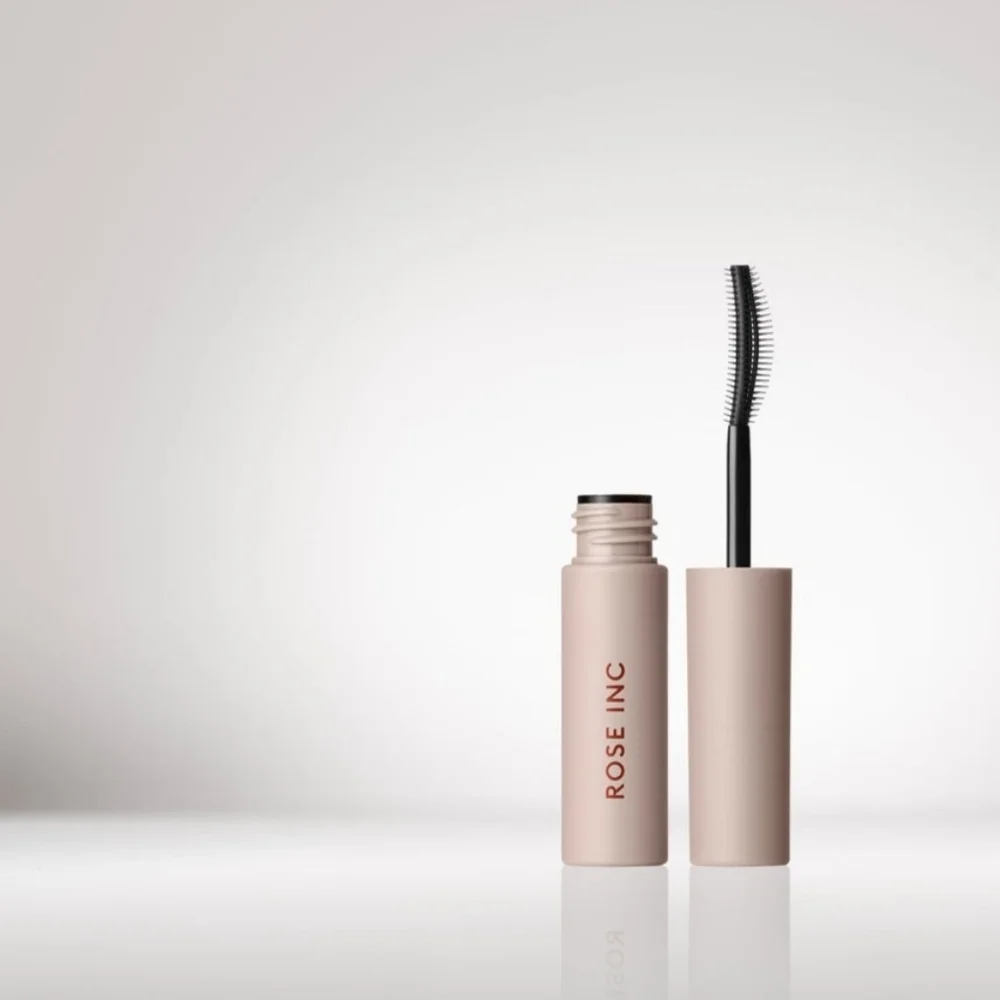 *3/15* NEW Rose Inc Travel Size Ultra-Black Lash Lift Serum Mascara Clean Beauty